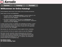 Tablet Screenshot of katalog.korrodin.biz
